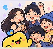 Hội bạn thân vui vẻ cùng mascot Social Debt